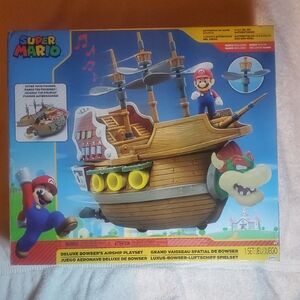 Nintendo Bowser Airship Playset - Brown, Blue & Yellow